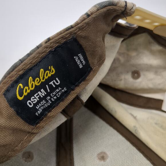 Cabela's Snapback Hat Multicolor One Size Camo Outdoor Hunting 6 Panel - Picture 10 of 10